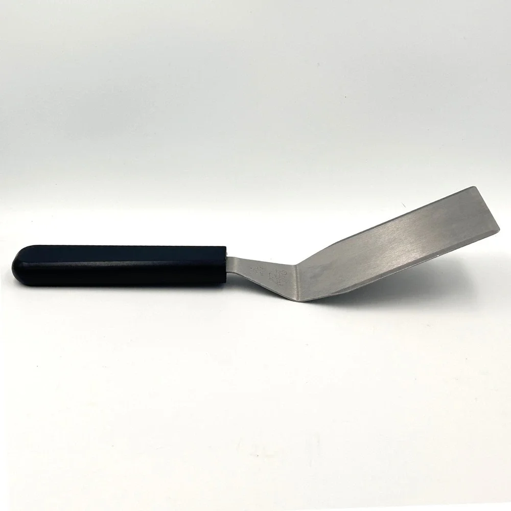 The Pampered Chef Serving Spatula Turner Stainless Steel Black Heavy Duty Taiwan